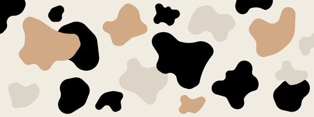 cow pattern brown background