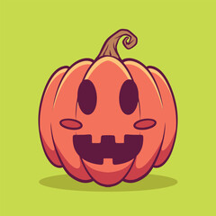 Cute hand drawn pumpkin illustration