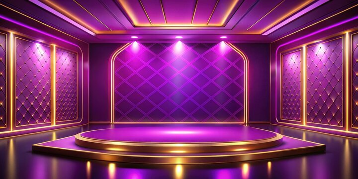 Vivid and creative iGaming platform with purple, pink, and gold tones, purple, pink, gold, vibrant, colorful