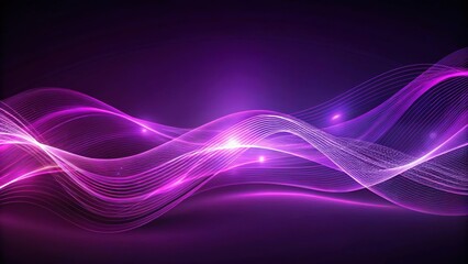 Futuristic technology background with abstract wavy purple lines, futuristic, technology, background, abstract, wavy