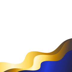 Modern Wavy Corner Decoration