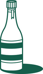Bottle Line Icon
