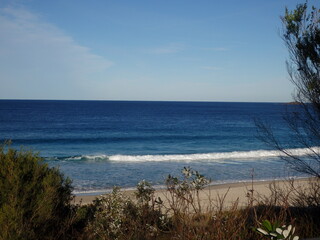 view of the beach