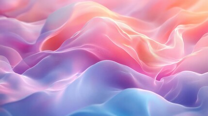 Obraz premium Fantastical floral artwork with a soft,