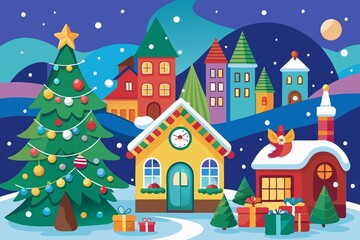 Fototapeta premium Merry Christmas