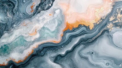 Fototapeta premium An abstract art piece featuring colorful abstract textures and patterns.