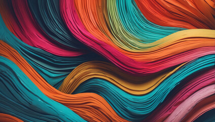 Fototapeta premium colorful wallpaper background with stack layer with layer blend together