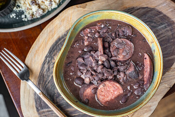 bowl of brazilian feijoada