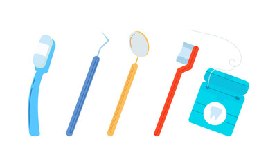 Oral hygiene products and cleaning tools logo