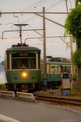 Fototapeta premium tram in the city