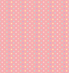 Polka dot texture or background. Seamless colorful pattern. Dotted background. Wallpaper Soft and timeless pattern.