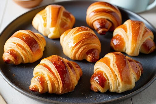 Delightful Mini Croissants: Flaky Snack for a Tasty Breakfast