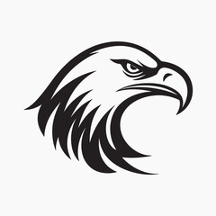 Obraz premium Bold eagle head illustration