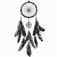 dream, catcher, dreamcatcher, tattoo, vector, illustration, tribal, art, pattern, design, decoration, symbol, black, ornament, flower, skull, floral, vintage, antique, heraldic, element, drawing