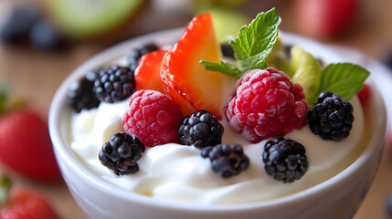 Fruits with Yogurt