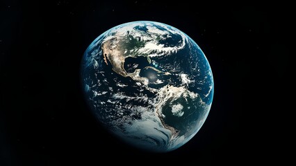 Stunning View of Planet Earth: A Unique Perspective from Space