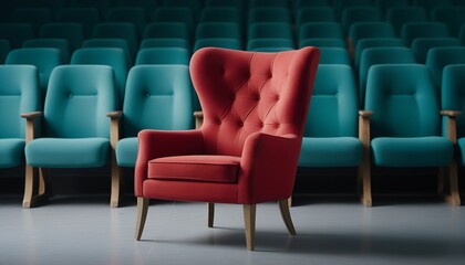 The Allure of a Red Velvet Cinema Seat