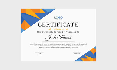 professional certificate vector. popular certificate vector. certificate background