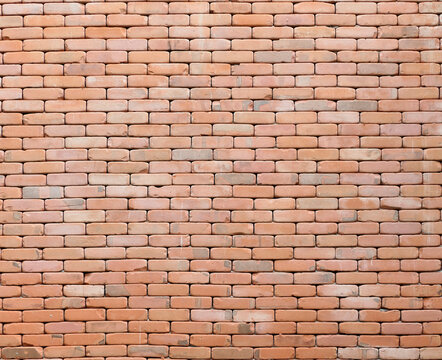 Abstract red brick wall texture for pattern background
