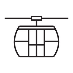 Cable Car for Transportation Icon