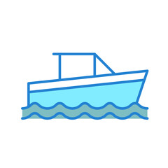 Boat for Transportation Icon