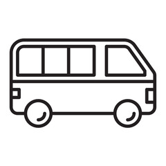 Minibus for Transportation Icon
