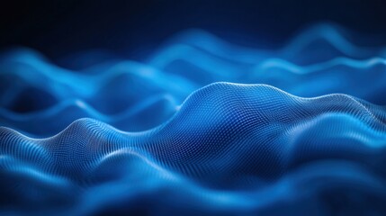 Obraz premium Abstract Blue Network Texture Background