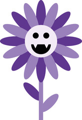 flower halloween element icon