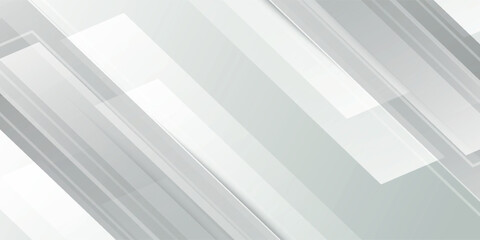 Obraz premium White vector abstract background with simple geometric shapes.vector