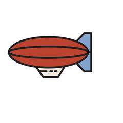 Zeppelin for Transportation © Pillow Leaf