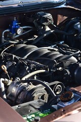 Obraz premium LS Engine Swap in Classic Car