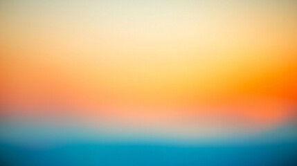 blur of orange and blue gradient background, symbolizing creativity and transformation, with soft transitions representing fluidity and change in visual design