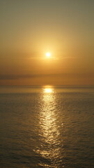 Sunrise over the sea