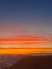 sunset in the maui 