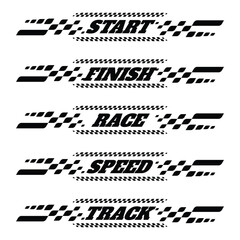 Sport checkered patterns