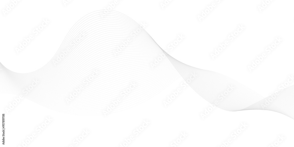 Sticker dynamic sound wave. design element. illustration of the gray pattern of lines abstract background.