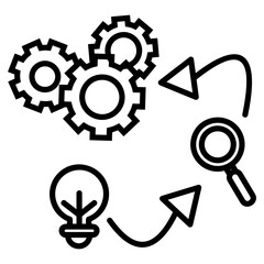 Innovation Icon Element For Design