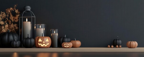 Halloween decoration ideas flyer featuring a collection of creative and spooky decor