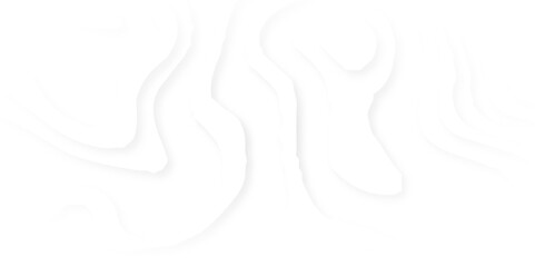 Smooth shape paper cut wavy shaped layers topographic background. Abstract origami papercut gray color texture, curved layers and elevation contour