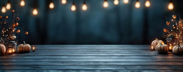 Spooky Halloween networking event invitation featuring dark