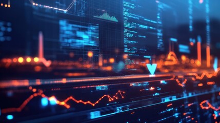 Obraz premium A digital interface for managing distributed energy resources, including solar and wind, real-time data monitoring,