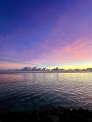 sunrise over the sea