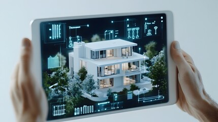 Digital Twin of Smart Home Displayed on Tablet Provides Real Time Visibility and Control over Automated Systems and Appliances