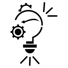 Innovation Icon Element For Design
