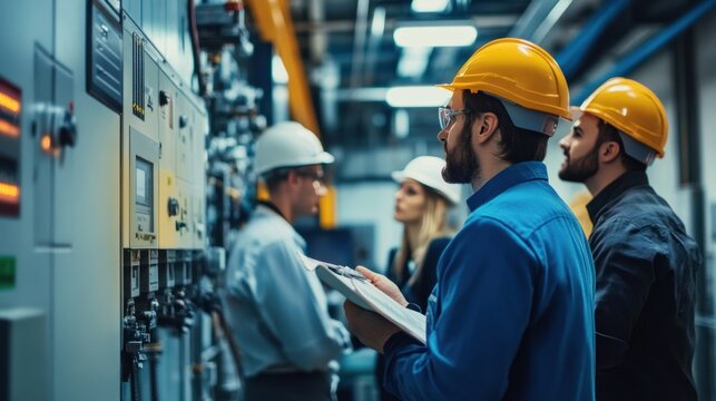 A seminar on power system harmonics with engineers discussing mitigation techniques,