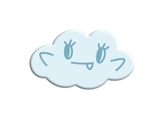 Cute cloud Y2k 3d Kpop