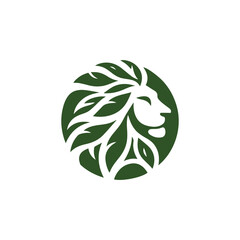 Leaf lion logo