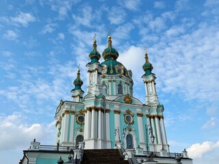 Ukraine Kyiv church of Saint Andrews, Andreyevskaya tserkov.