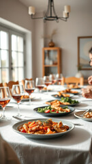Delicious Dinner Table