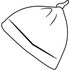 Cute Baby Shower Outline Element 
